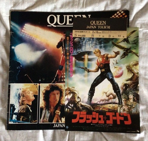 Queen japan tour book - tour, /ticket