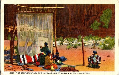 Chinle postcard navajo - az,