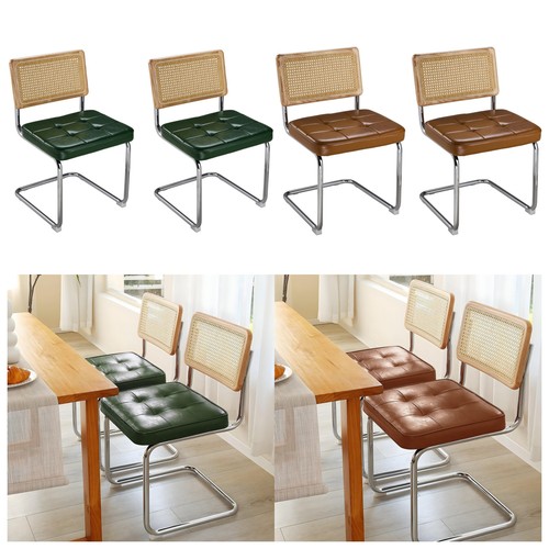 Rattan back dining chairs - rattan, set