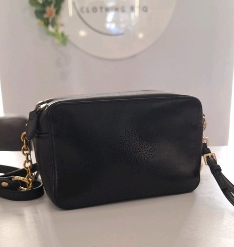 Mulberry black leather - black, blossom