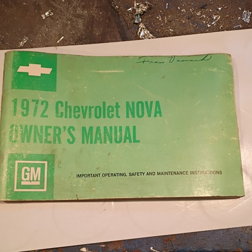 1972 chevrolet nova owners - 1972,