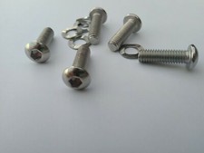 Vespa PX Disc LML Star Front Brake Disc Bolts In Stainless 5 Bolt Fixings