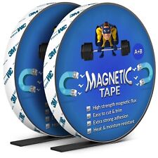 Magnetic Tape Self Adhesive Strong 3M Polarity A+B Magnet Sticky Strip Flexible