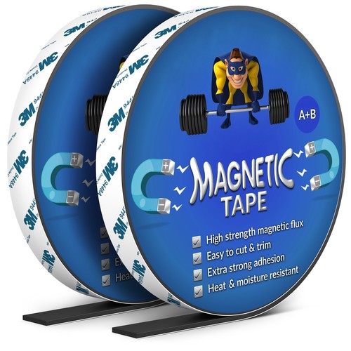 Magnetic tape self adhesive - magnetic,