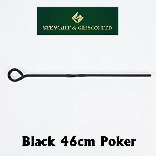 Black poker for - coal, open