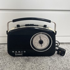 Steepletone Brighton Radio Retro Vintage Style - White & Black FM MW LW WORKING