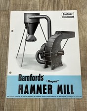 BAMFORDS 1953 Hammer Mill Farm Machinery Agricultural Advertising Sales Brochure