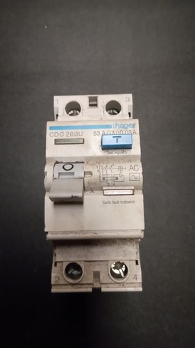 Hager amp 30ma double pole - 30ma,