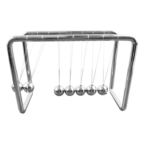 Grey newtons cradle steel - cradle,