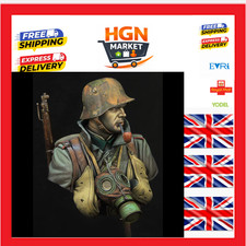 WWI Soldier Resin Bust Model