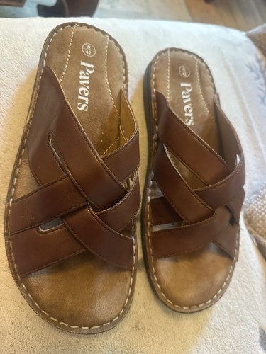Pavers mens sandal brown - mens,
