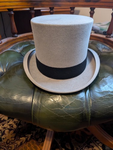Vintage harrods grey top - harrods, hat