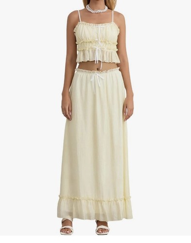 Two pieces maxi skirt and - maxi,