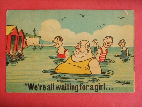 Old comicus comic seaside - old,