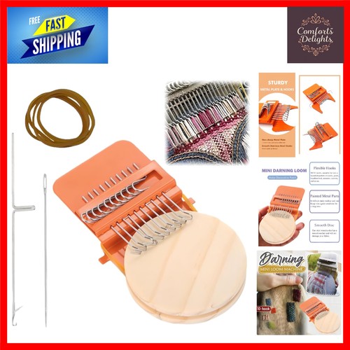 Darning loom weaving - darning, &
