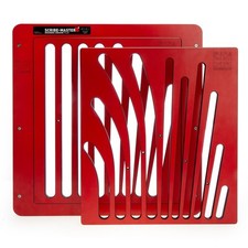 Scribe Master Draining Groove PLUS Jig + DGCFLF, DGSSSF Fan Templates DGPLUS