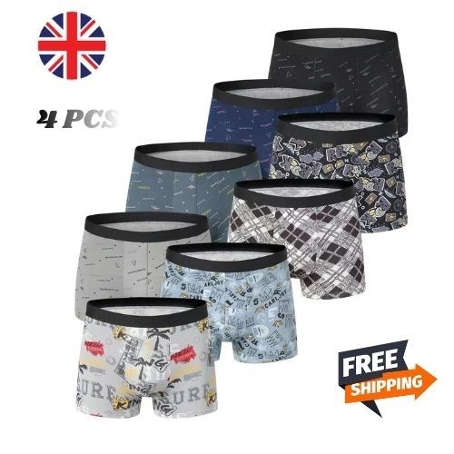 Pack men bamboo boxer shorts - bamboo,