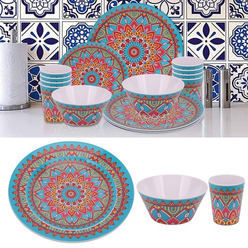 Moroccan style melamine dining - style,