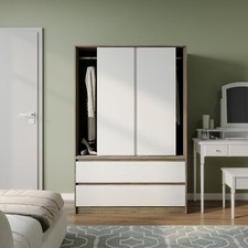 180cm 3 Sliding Door 4 Drawer