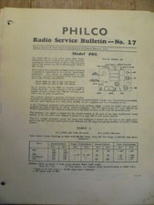 Philco model 263 valve - ,