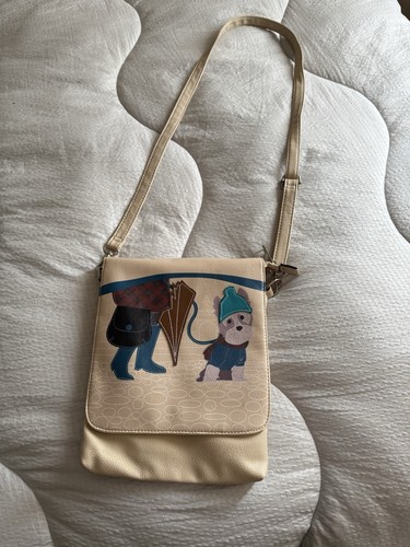 Cross body bag with - westie, dog
