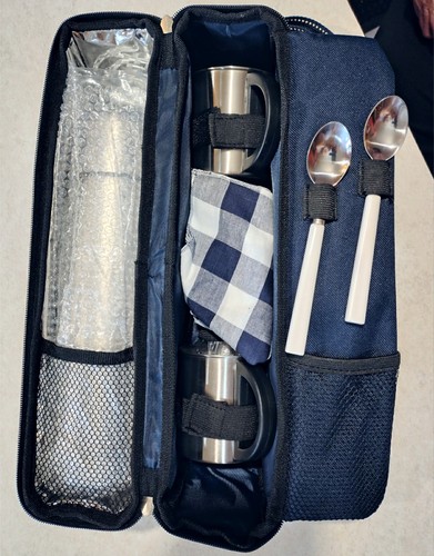 Flask picnic camping zip - camping, zip-up