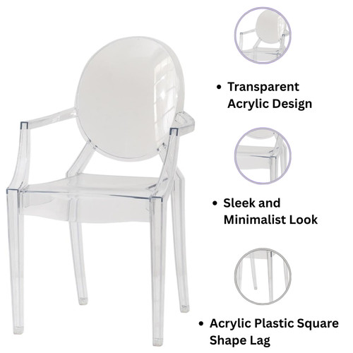 Ghost armchair clear - ghost,