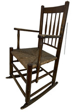 Antique Rush Seat Chair 18th