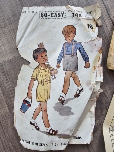 Weldons 345 dungarees shirt