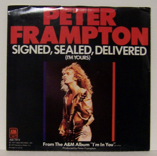 Peter frampton signed - -,