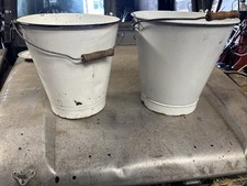 Enamel Milking Buckets