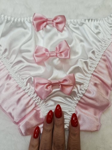 Girly white pink frilly - ,
