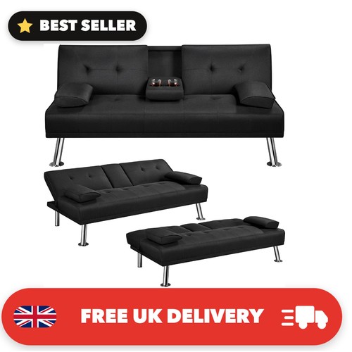 Sofa bed black - sofa,