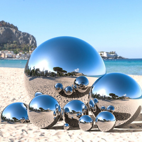 6pcs garden sphere stainless - 6pcs,
