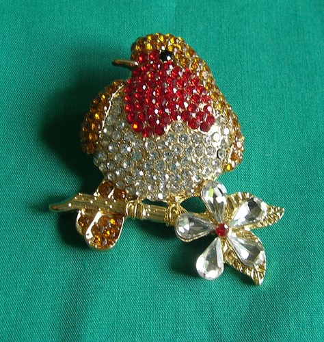 Vintage style robin - vintage,
