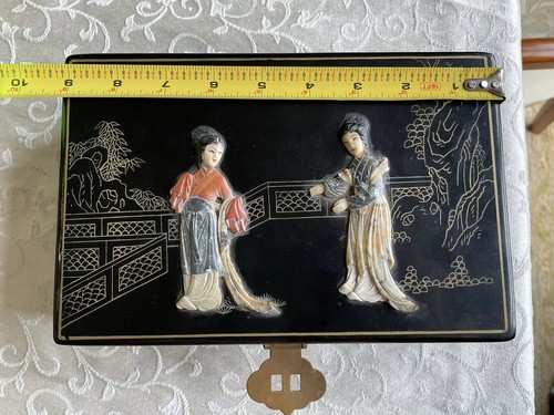 Jade jewelry box antique - jade,