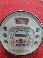 LML STAR 125 2014  PIAGGIO VESPA TYPE SPEEDO SPEEDOMETER CLOCKS DASH.(No Tested)