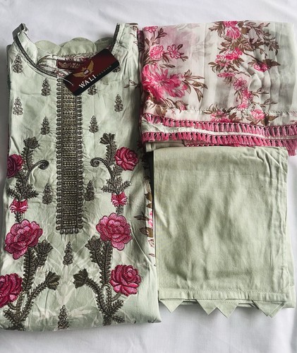 Lawn stitched piece - stitched,