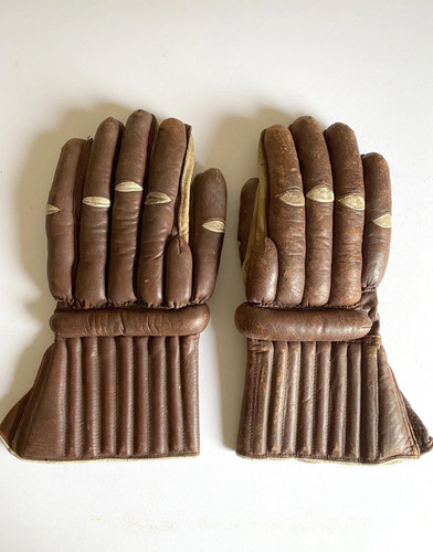 Vintage leather hockey - hockey, gloves