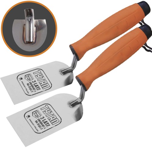 Stainless margin trowel rubber - stainless,