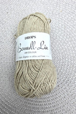 Drops Bomull-Lin Yarn – Sand