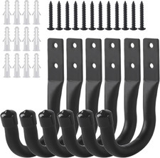 Garage Hooks, 6 Pcs Ladder