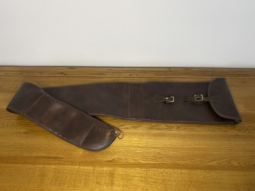 Antique vintage leather gun - leather,