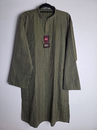 New mens striped indian kurta - new,