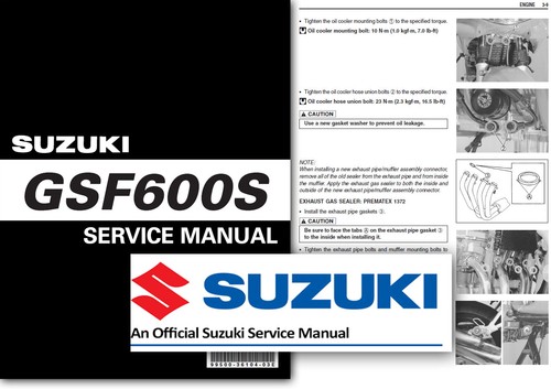 Suzuki gsf600 bandit workshop - gsf600,