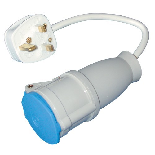 240v pin plug blue - to,