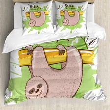 Sloth Duvet Cover Exotic