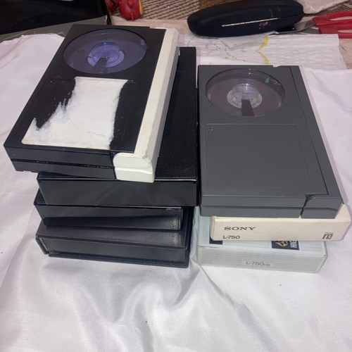 Beta video tapes - x,