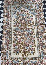 Hand embroidered, Crewel Work Wall Hanging/Rug 88cm X 154 cm