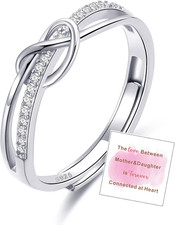 925 Silver Love Knot Ring